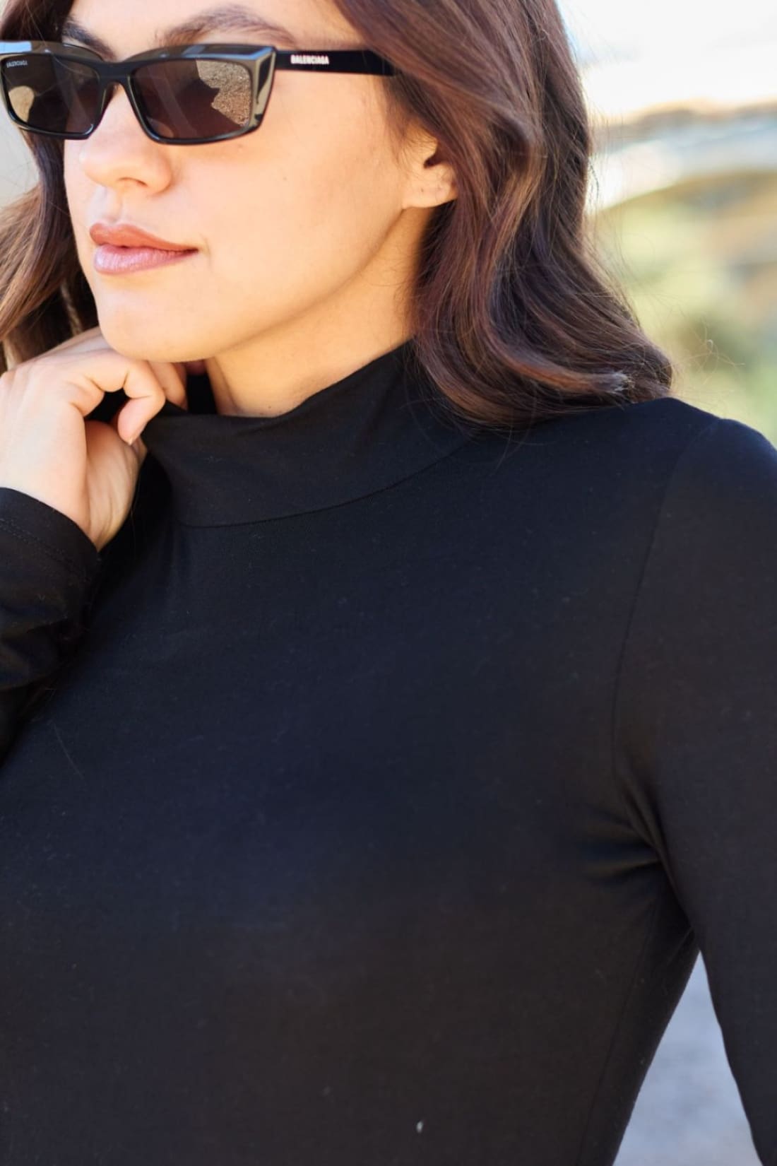 Mock Neck Long Sleeve Bodysuit | Long Sleeve Tops