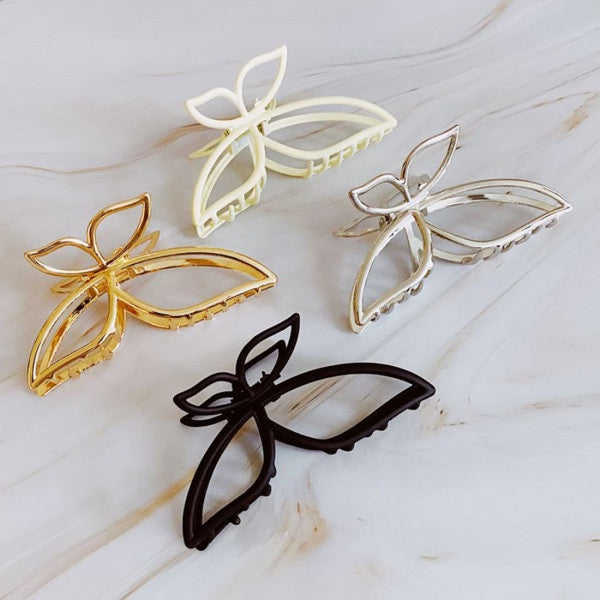 Modern Butterfly Hair Claw Set Of 2 | Hair Accessories