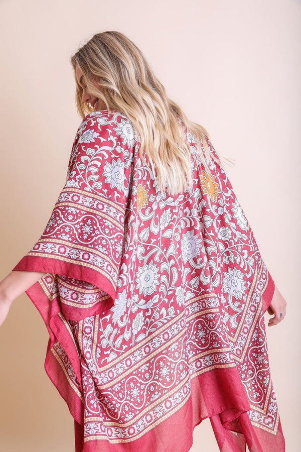 Moroccan Touch Tapestry Kimono | Kimono