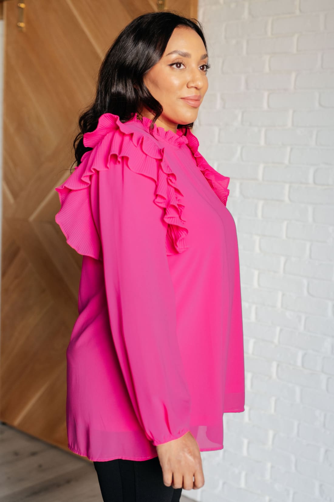 My Good Graces Ruffled Top | Blouses & Shirts