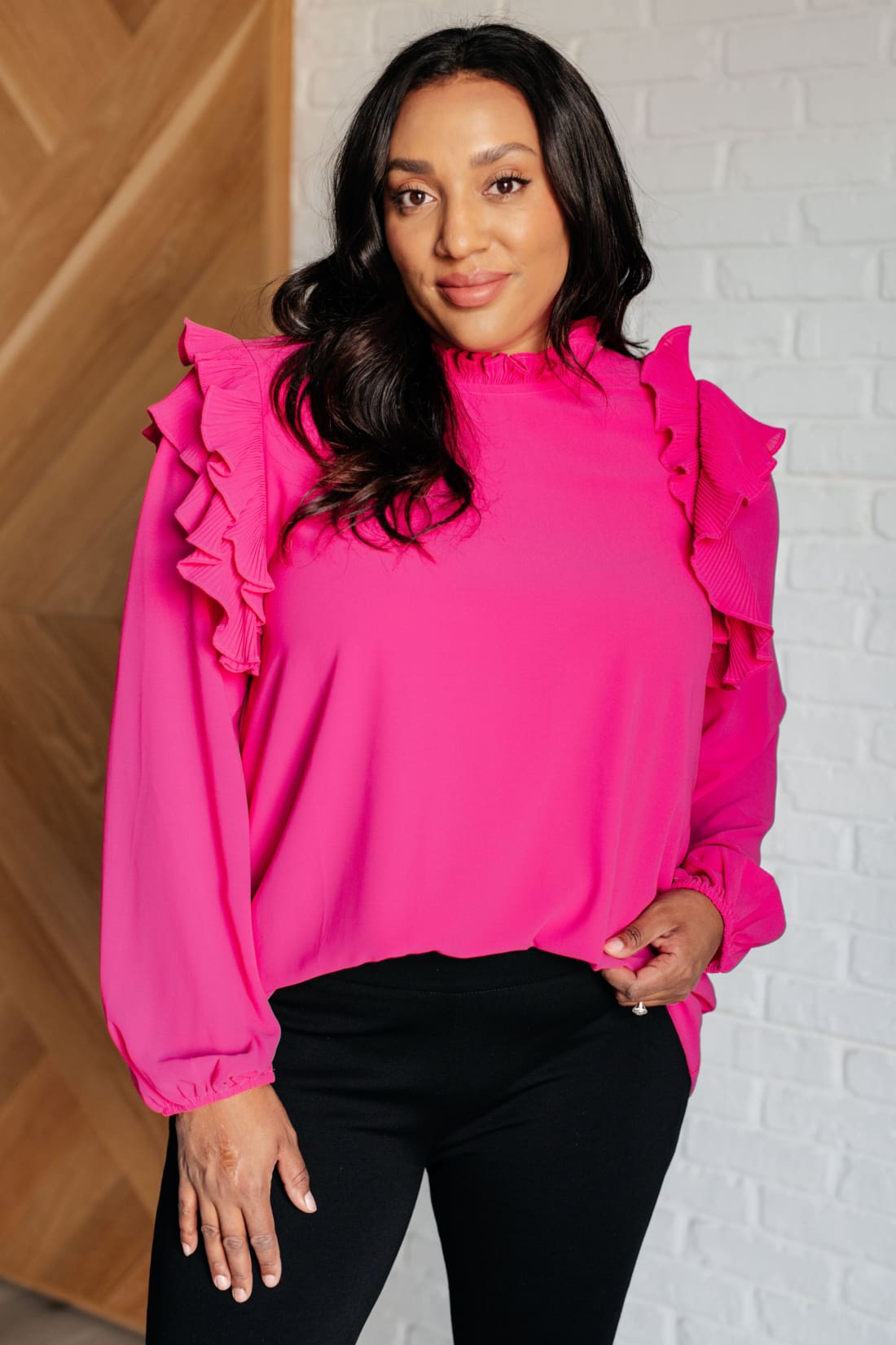 My Good Graces Ruffled Top | Blouses & Shirts