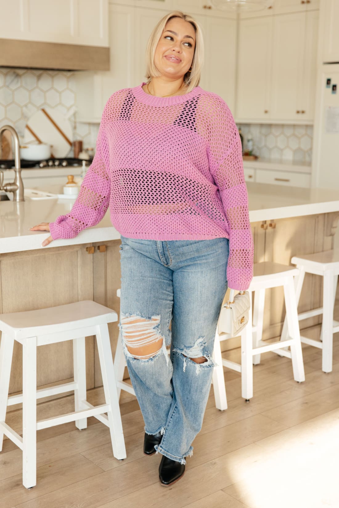 My Latest Love Loose Knit Sweater | Tops