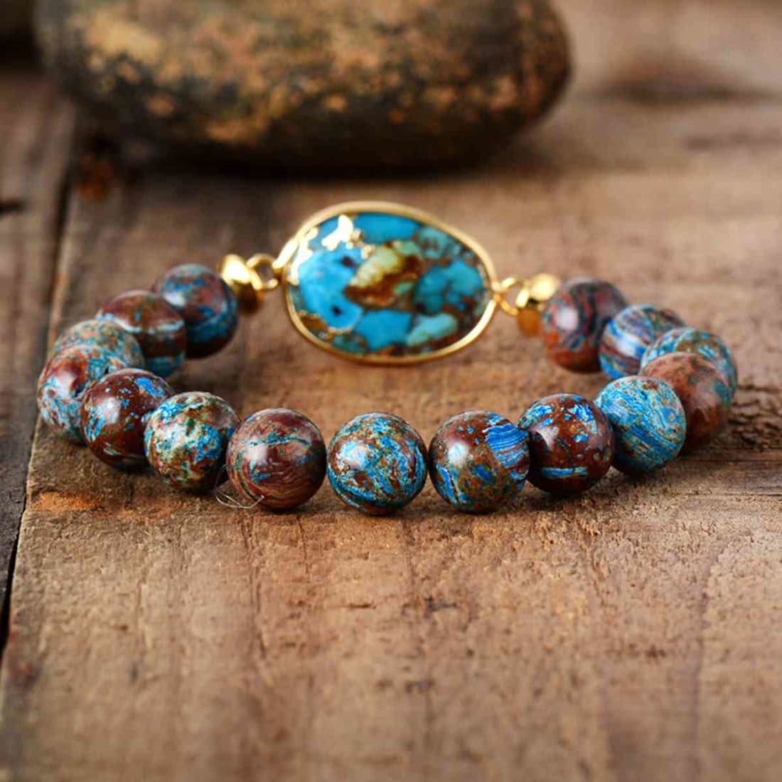 Natural Stone Beaded Bracelet | Bracelets