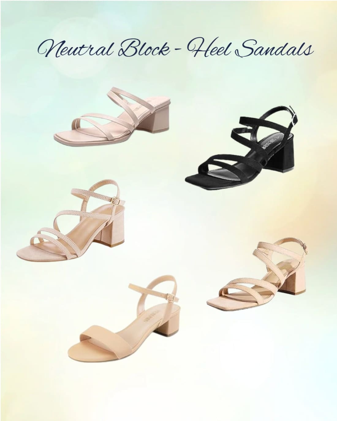 Neutral Block-Heel Sandals