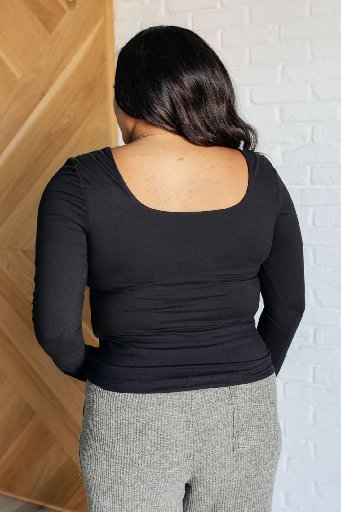 Never Imitated Long Sleeve Top in Black | Long Sleeve Tops