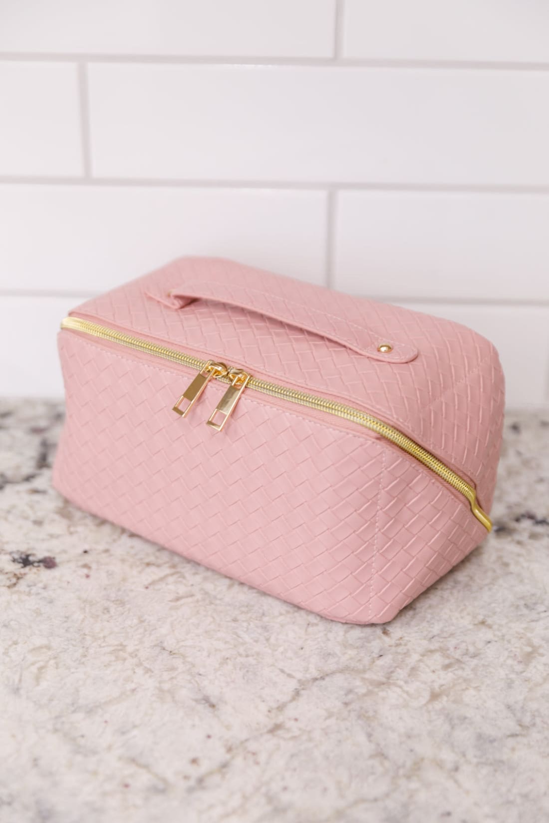 New Dawn Large Capacity Cosmetic Bag in Pink | Health & Beauty