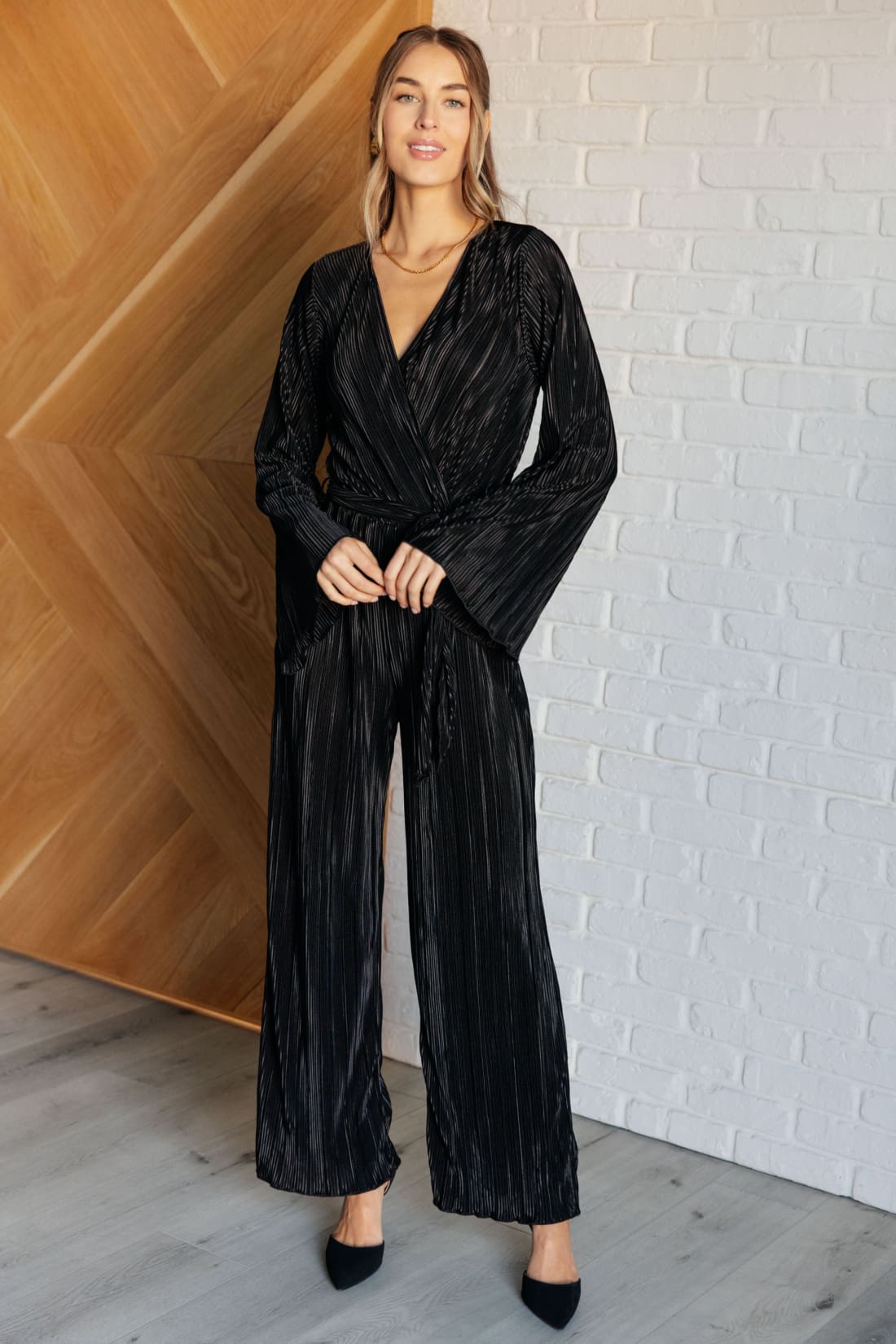 Night Out Plisse Jumpsuit | Jumpsuits & Rompers