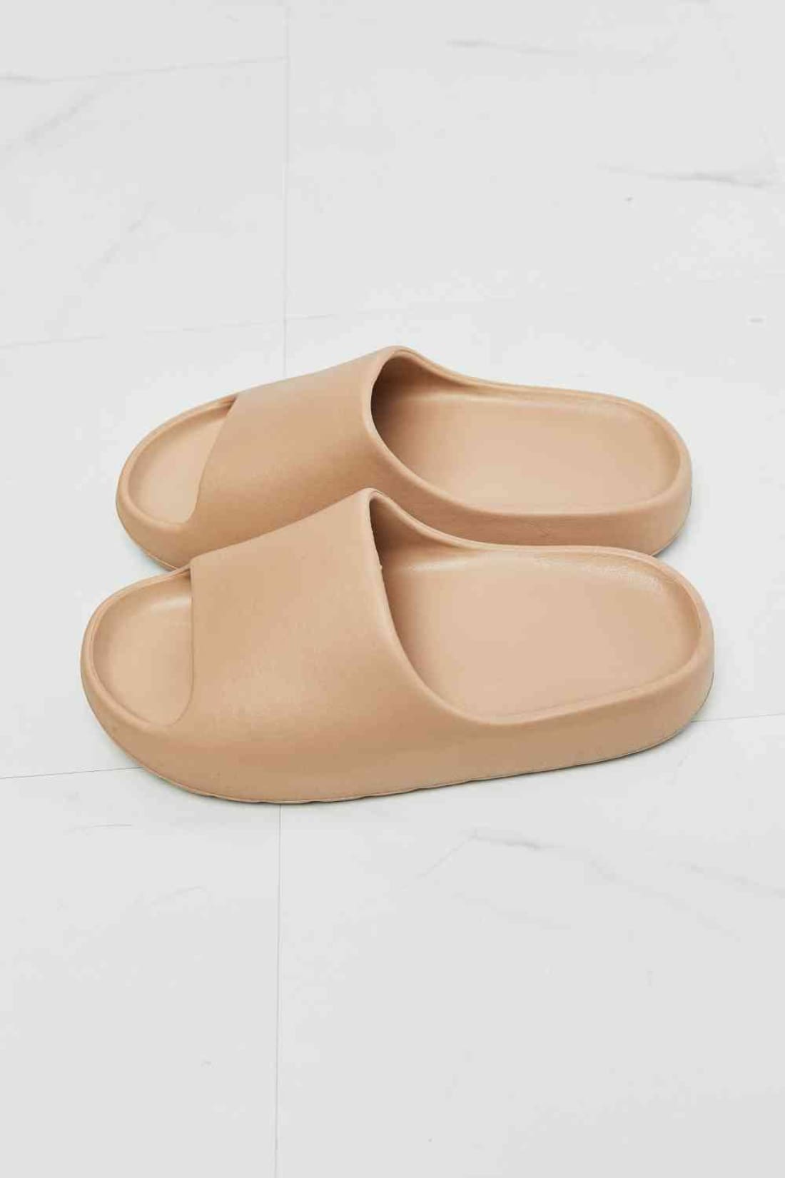 NOOK JOI In My Comfort Zone Slides in Beige | sandals