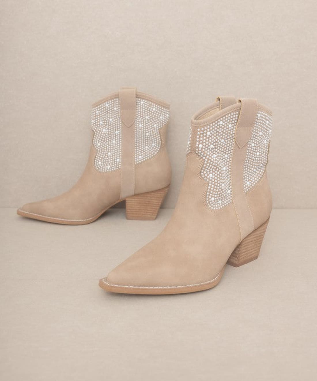 OASIS SOCIETY Cannes - Pearl Studded Western Boots | boots