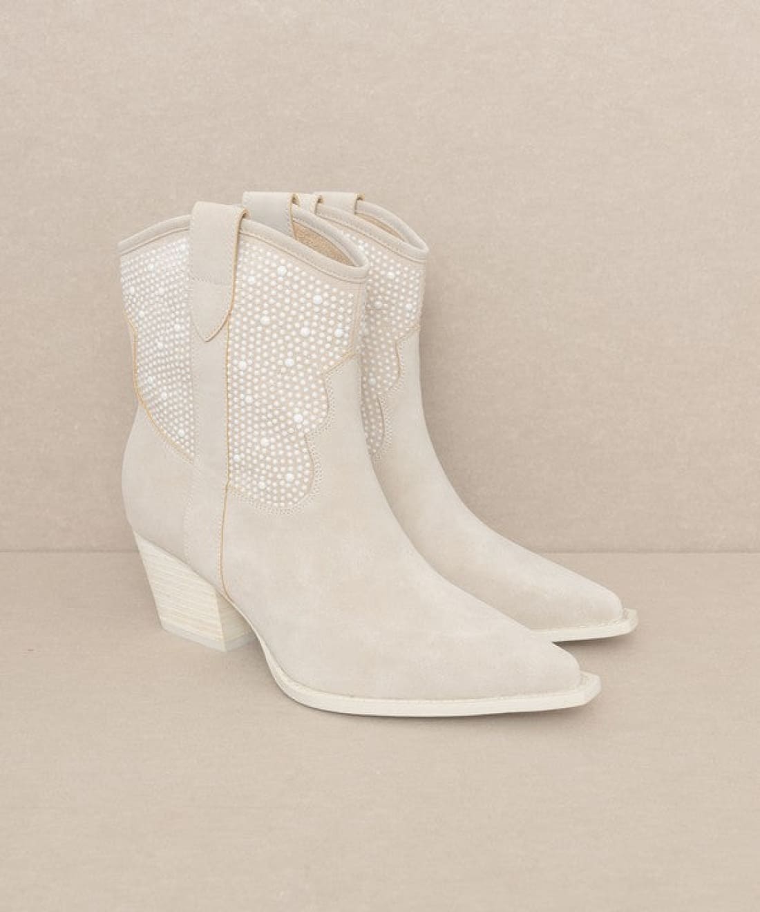 OASIS SOCIETY Cannes - Pearl Studded Western Boots | boots