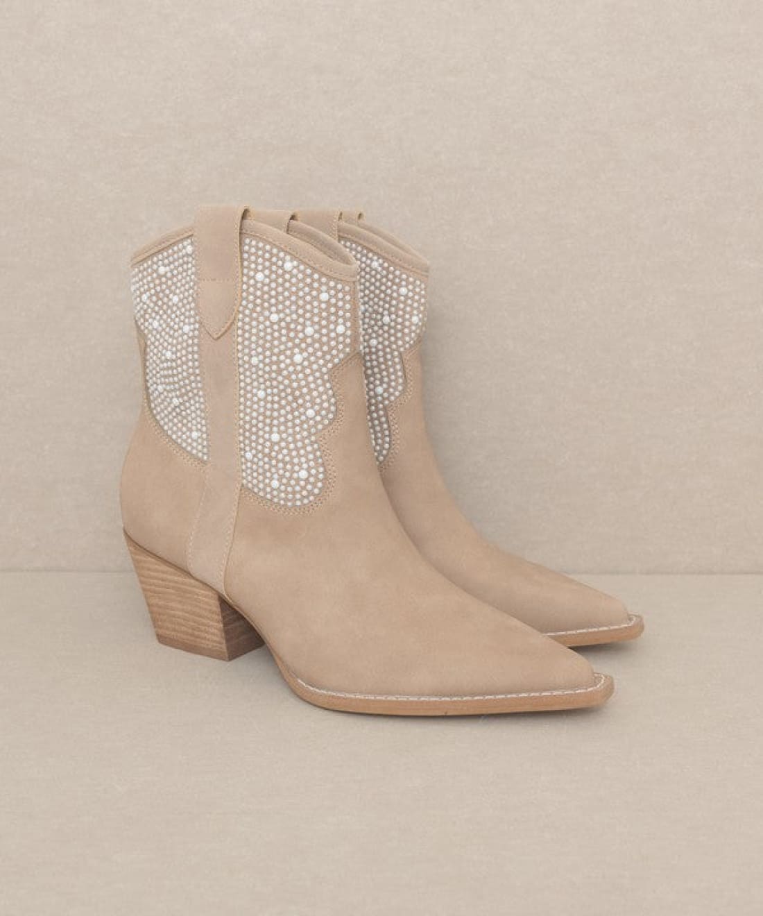 OASIS SOCIETY Cannes - Pearl Studded Western Boots | boots