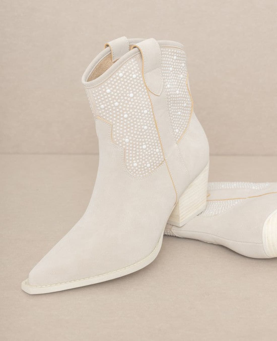 OASIS SOCIETY Cannes - Pearl Studded Western Boots | boots