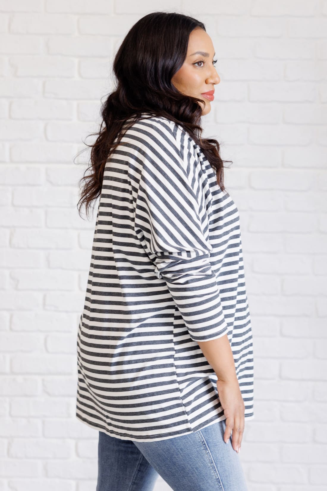 Obviously Mine Striped Oversized Top | Tops