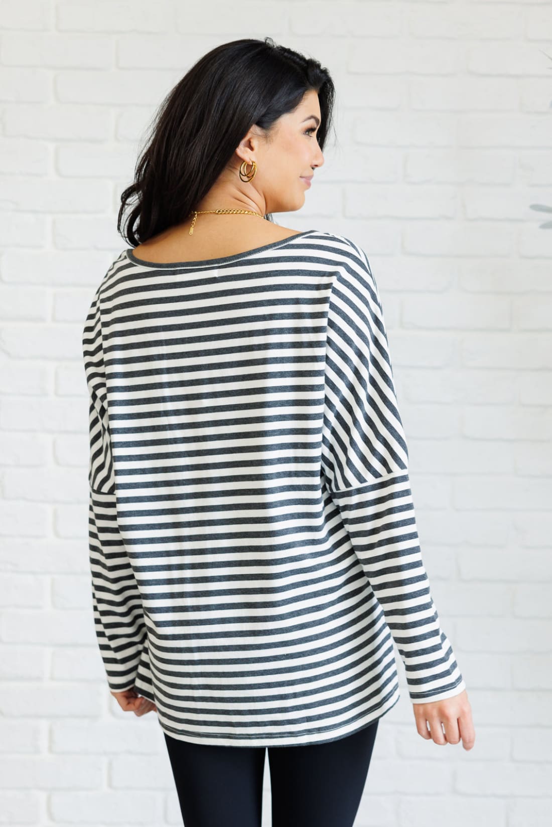 Obviously Mine Striped Oversized Top | Tops