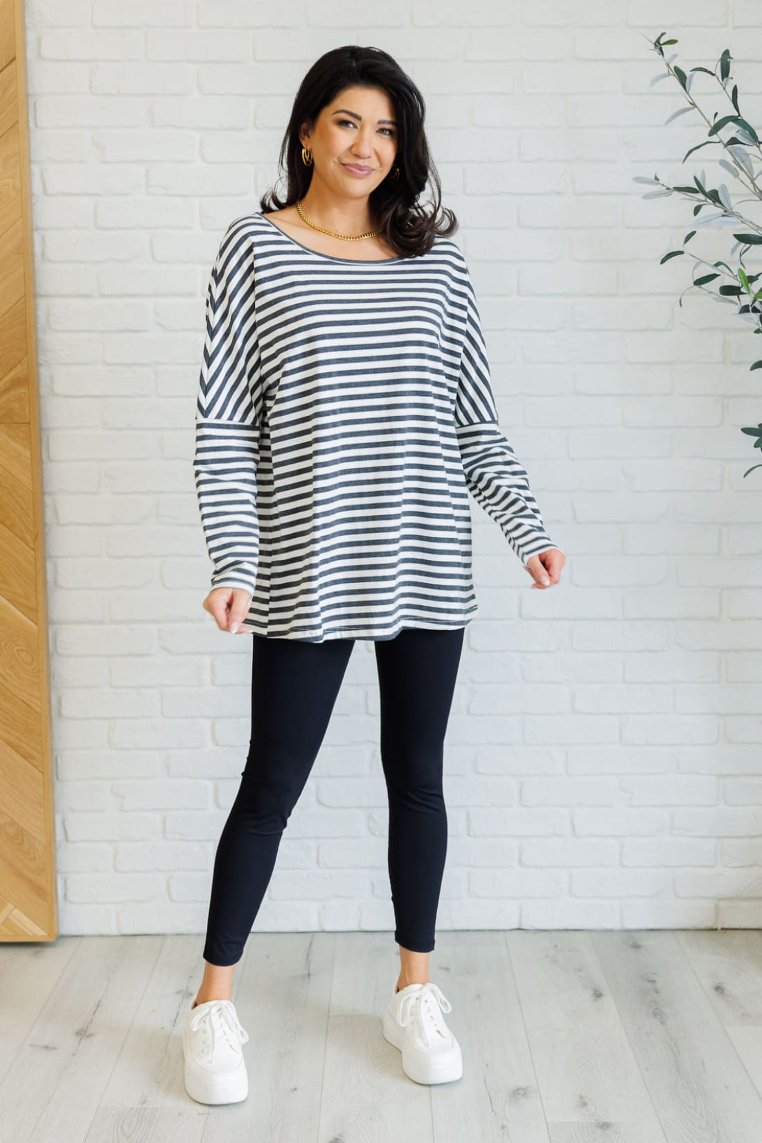 Obviously Mine Striped Oversized Top | Tops