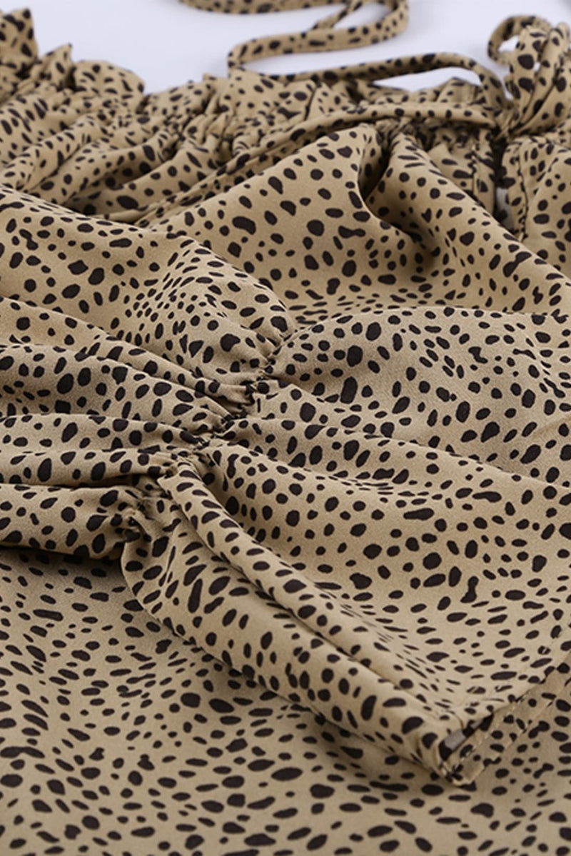 Off-the-shoulder Cheetah Blouse | Blouses & Shirts