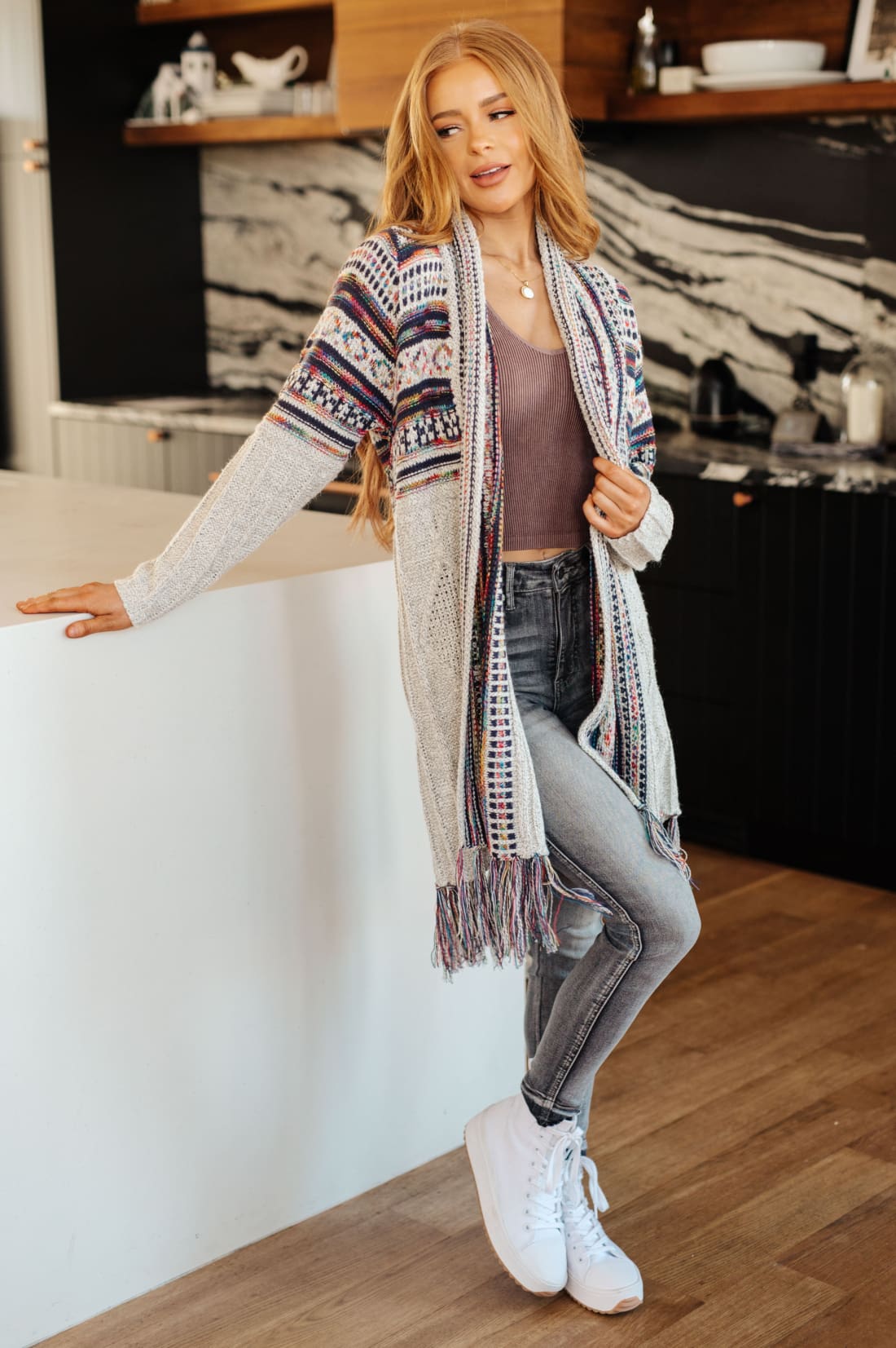 Oh So Lucky Fringe Cardigan | Sweaters & Cardigans