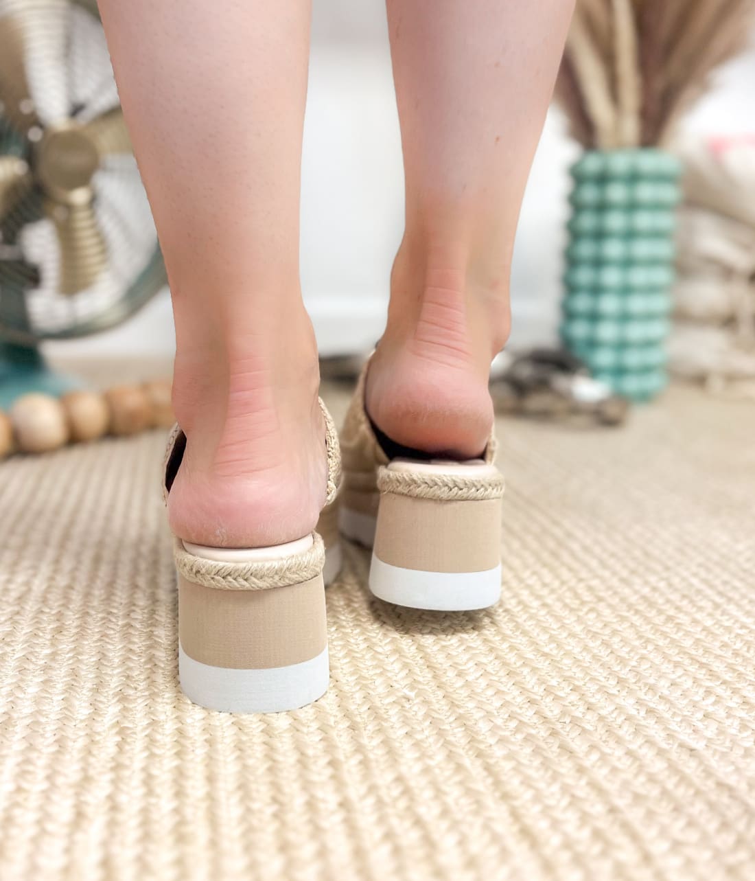 Ophelia Wedges in Cream
