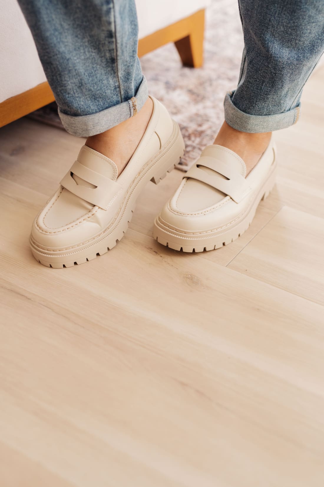 Penny For Your Thoughts Loafers in Bone | loafers