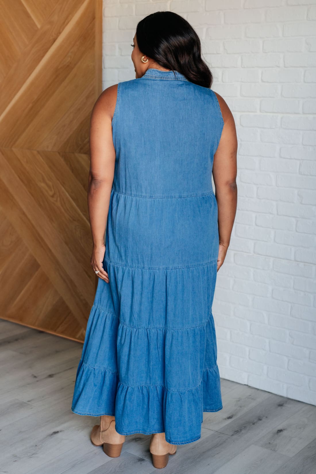 Perfect Choice Denim Maxi Dress | Dresses