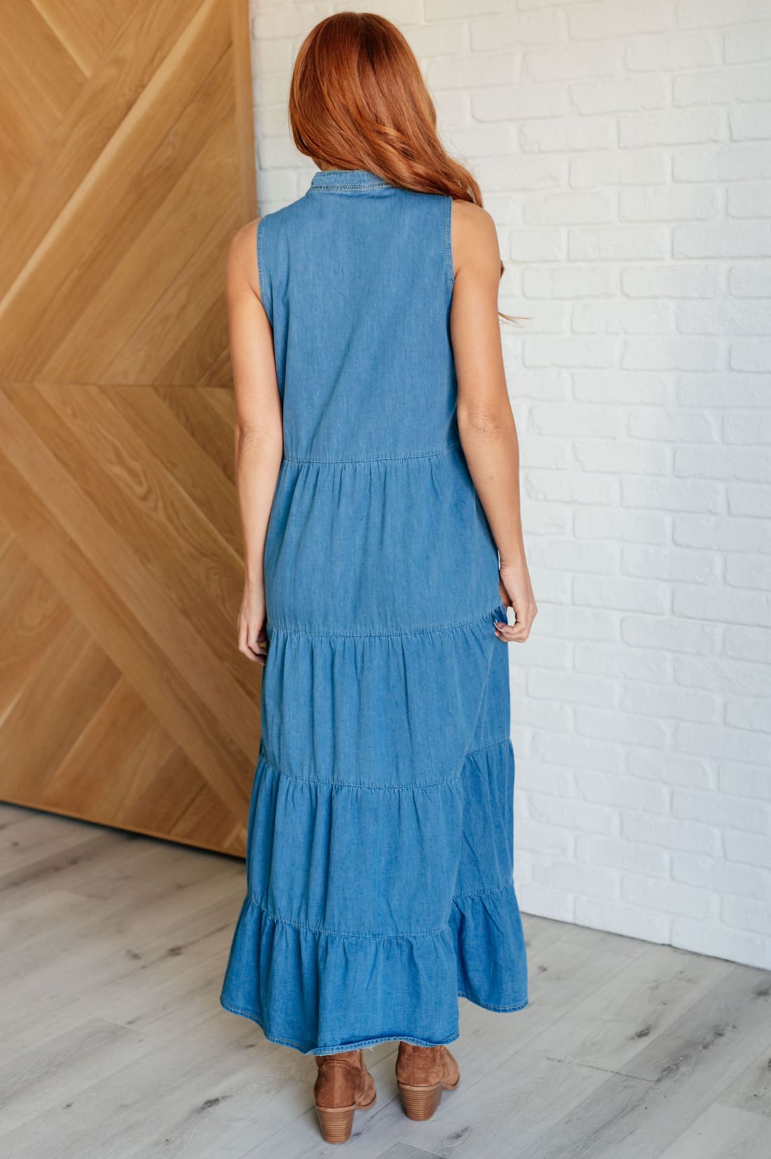 Perfect Choice Denim Maxi Dress | Dresses