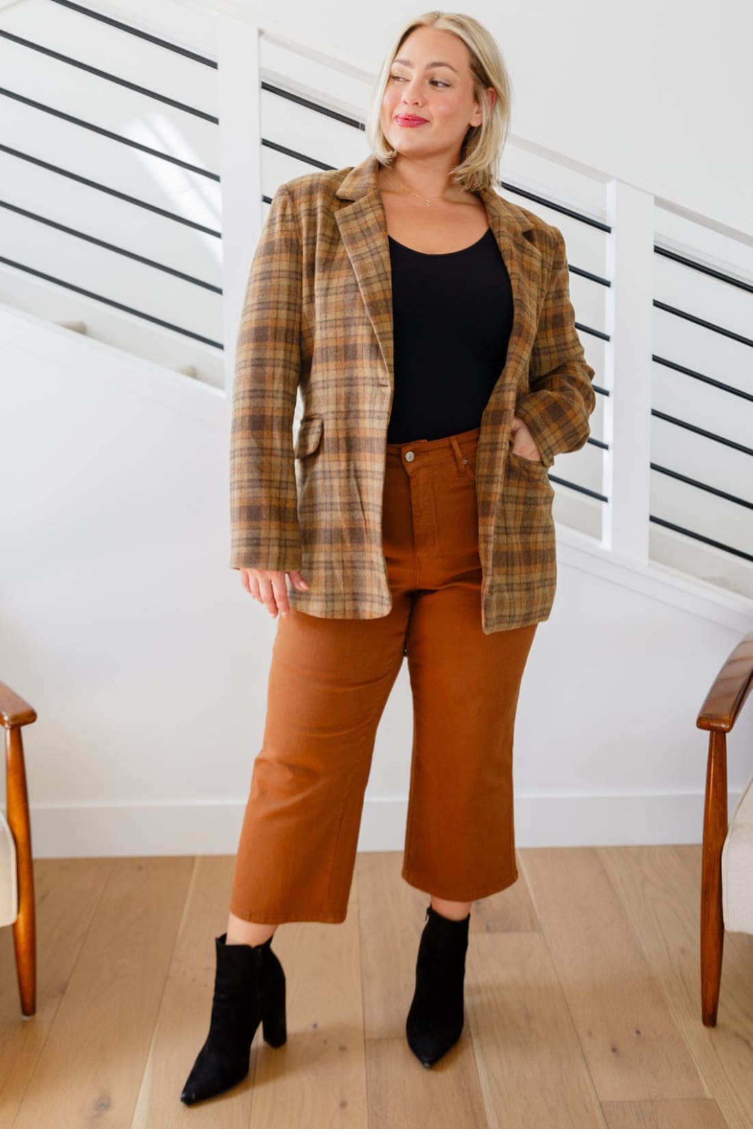 Plaid Blazer | Jackets & Coats