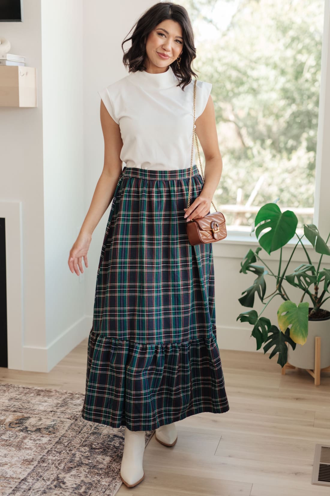 Plaid Maxi Skirt | Skirts