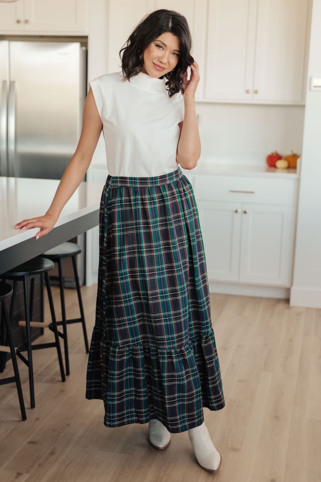 Plaid Maxi Skirt | Skirts