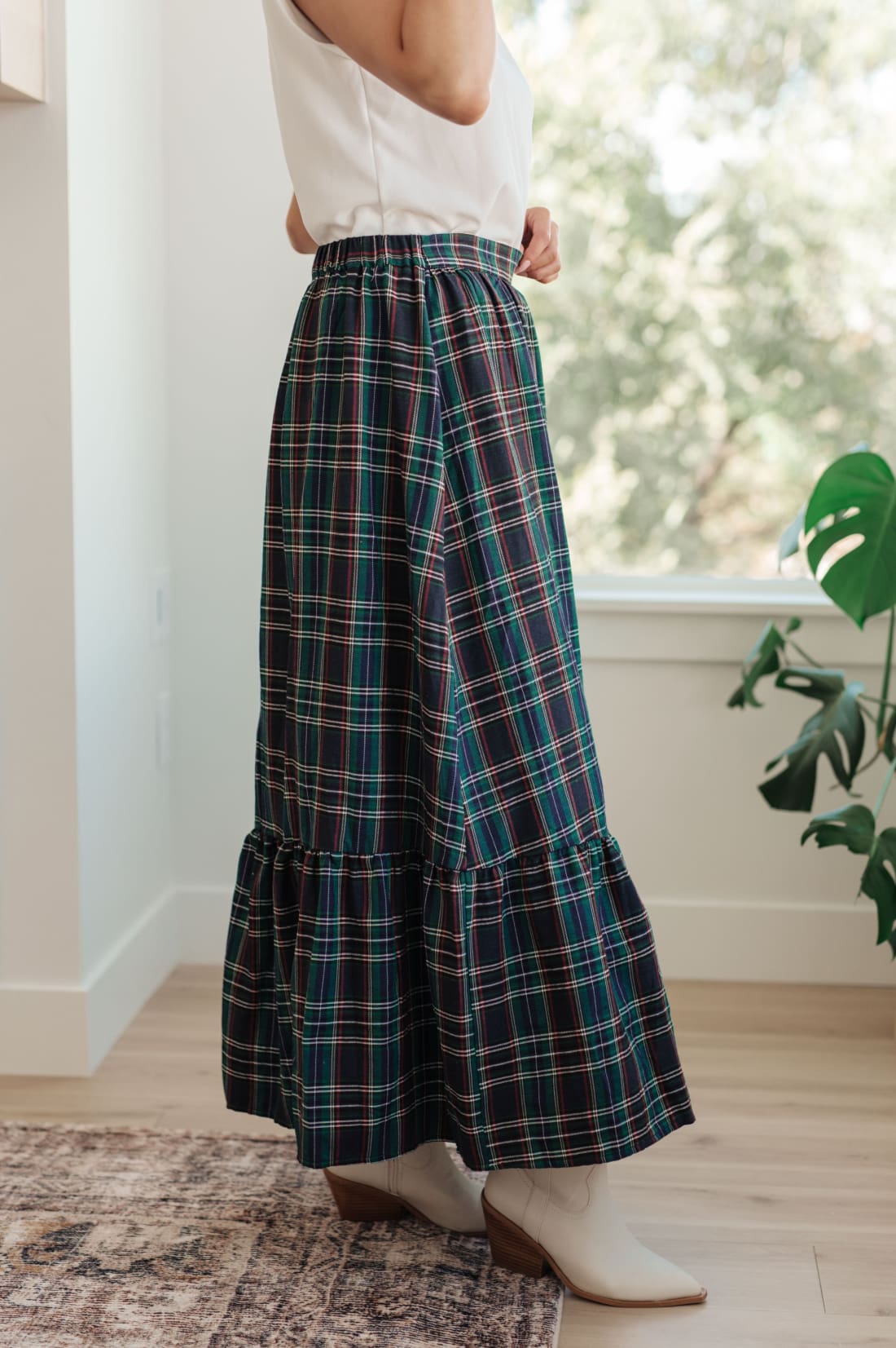 Plaid Maxi Skirt | Skirts