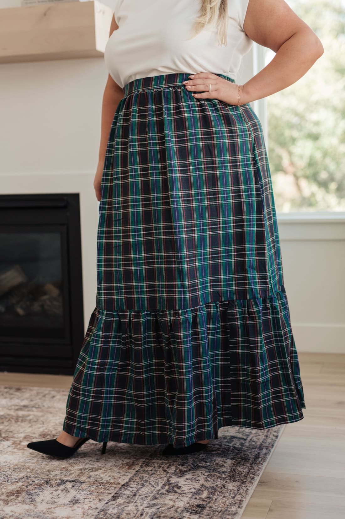 Plaid Maxi Skirt | Skirts