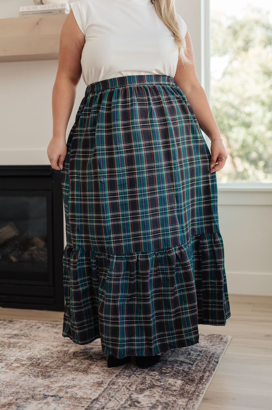 Plaid Maxi Skirt | Skirts