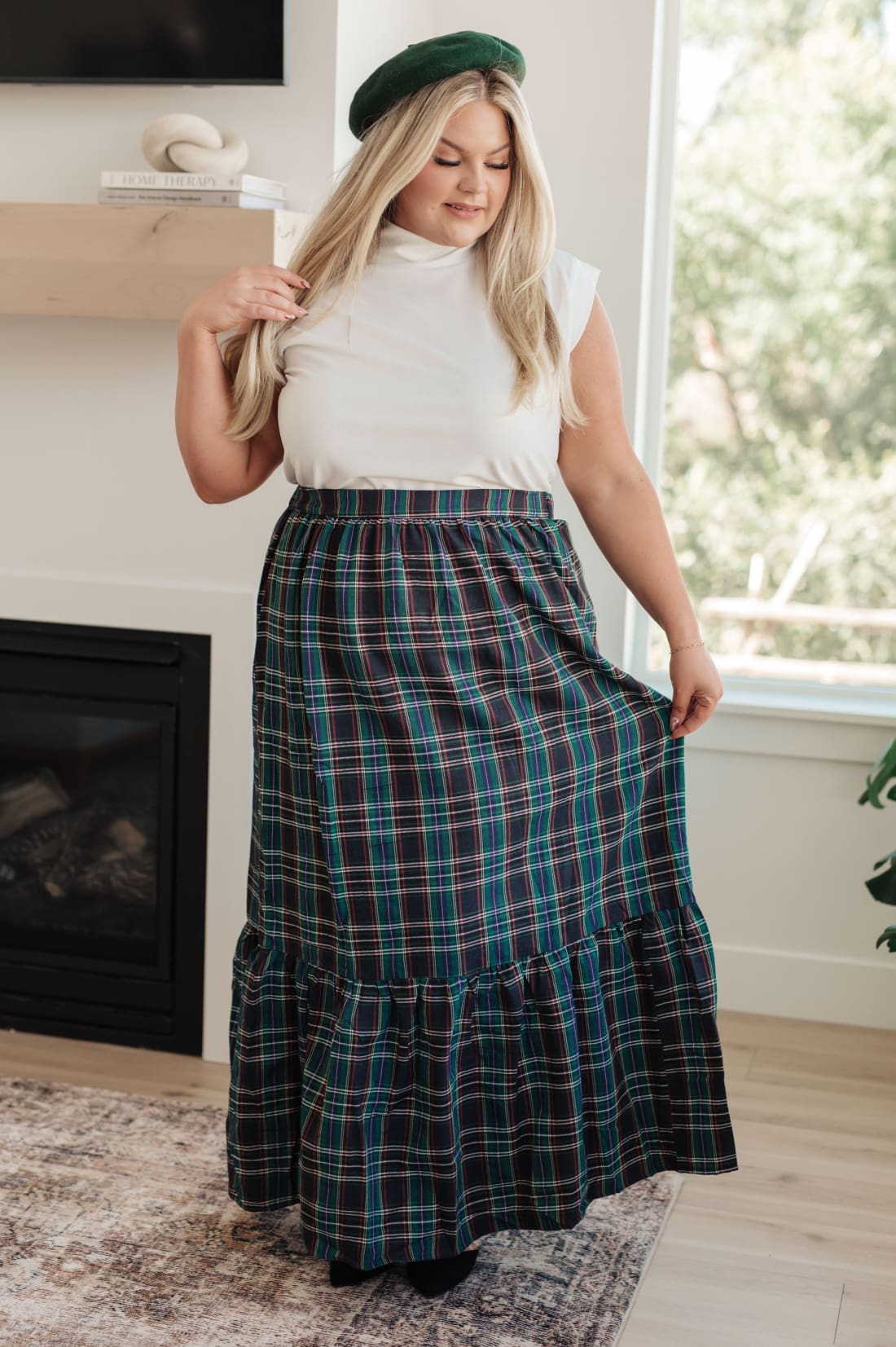 Plaid Maxi Skirt | Skirts