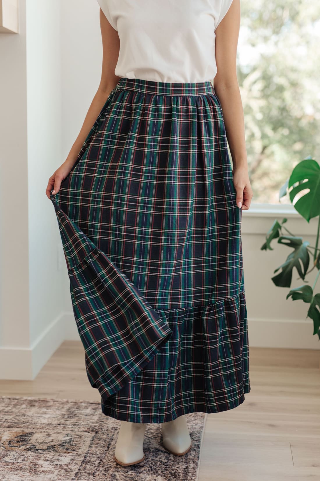 Plaid Maxi Skirt | Skirts