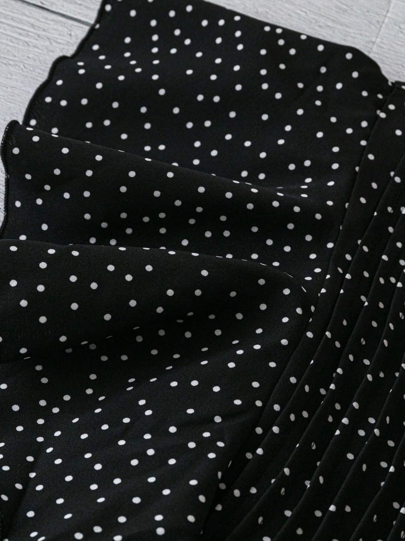 Polka Dot Cap Sleeve Blouse - Pre-Order