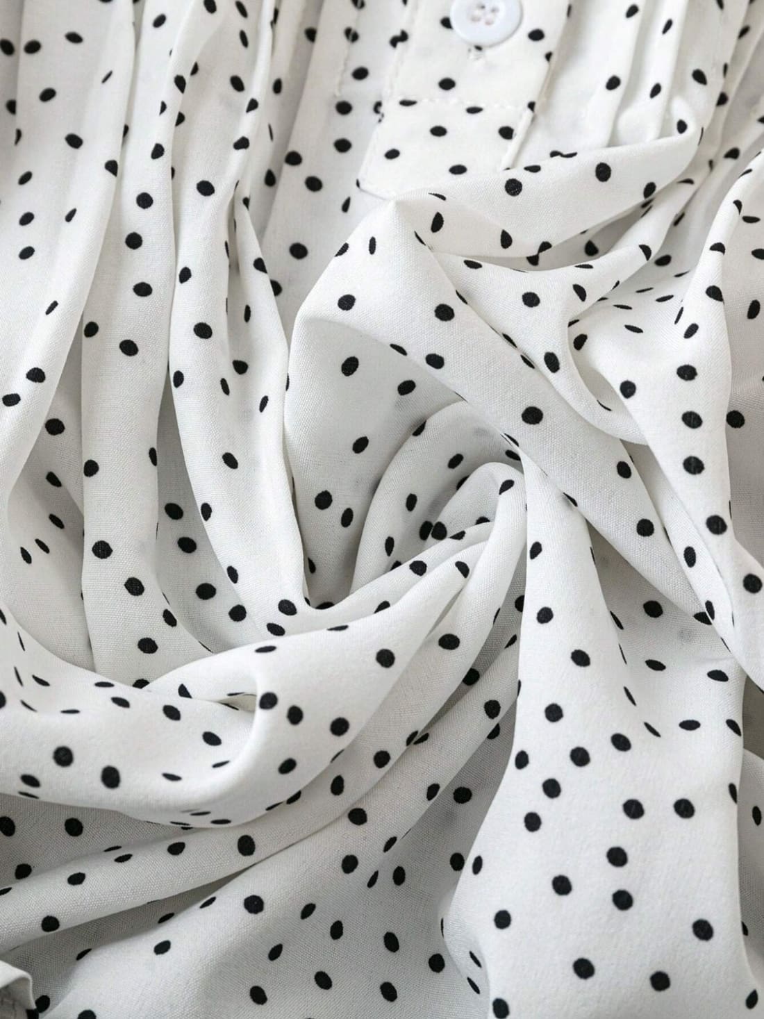 Polka Dot Cap Sleeve Blouse - Pre-Order