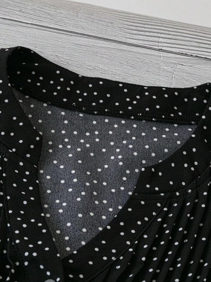 Polka Dot Cap Sleeve Blouse - Pre-Order