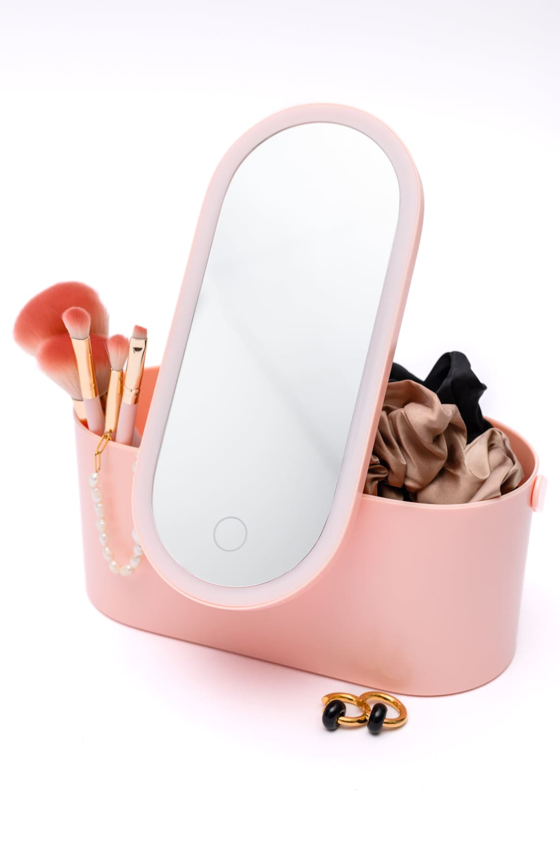 Portable Beauty Storage With LED Mirror | Health & Beauty