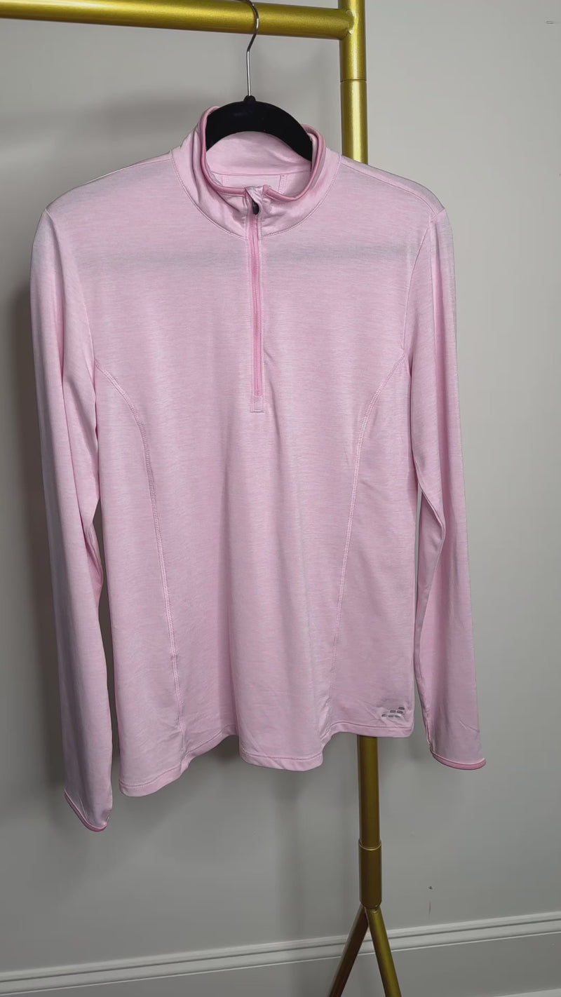 BCG Pink Athletic Top with Thumbholes Size Large - NWOT