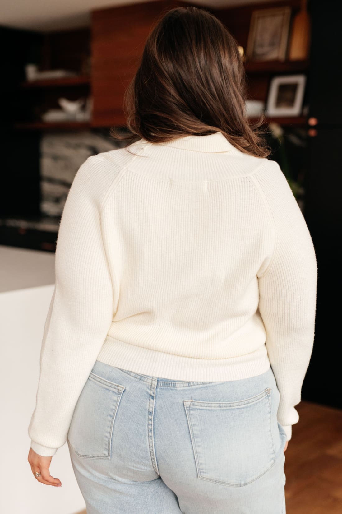 Requisite Request Surplice Crop Sweater | Tops