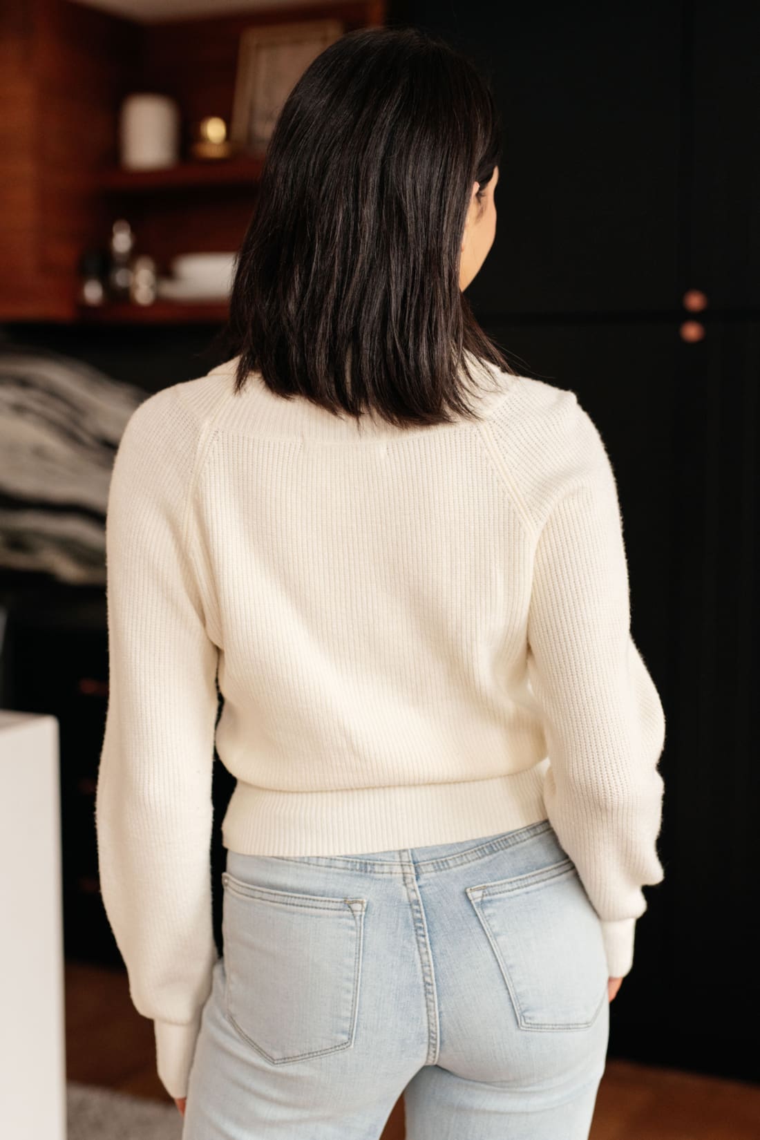 Requisite Request Surplice Crop Sweater | Tops