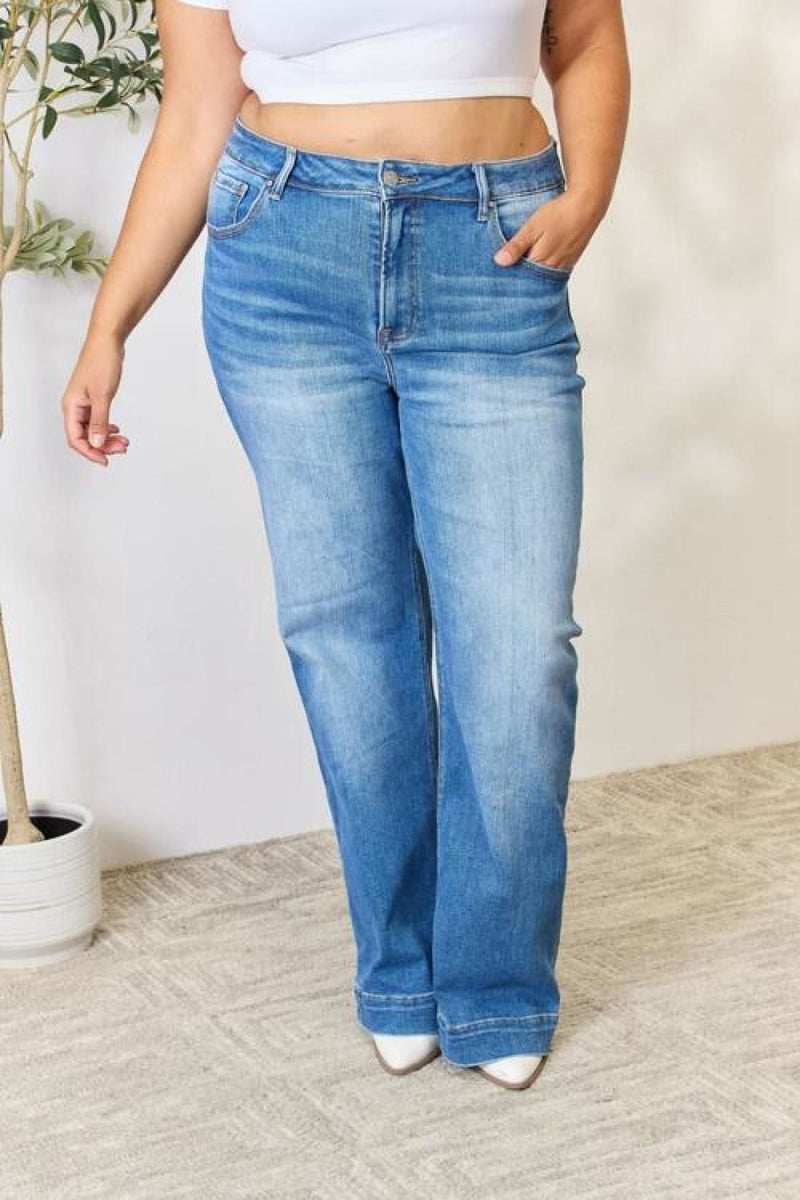 RISEN Full Size High Waist Straight Jeans | Women’s Jeans