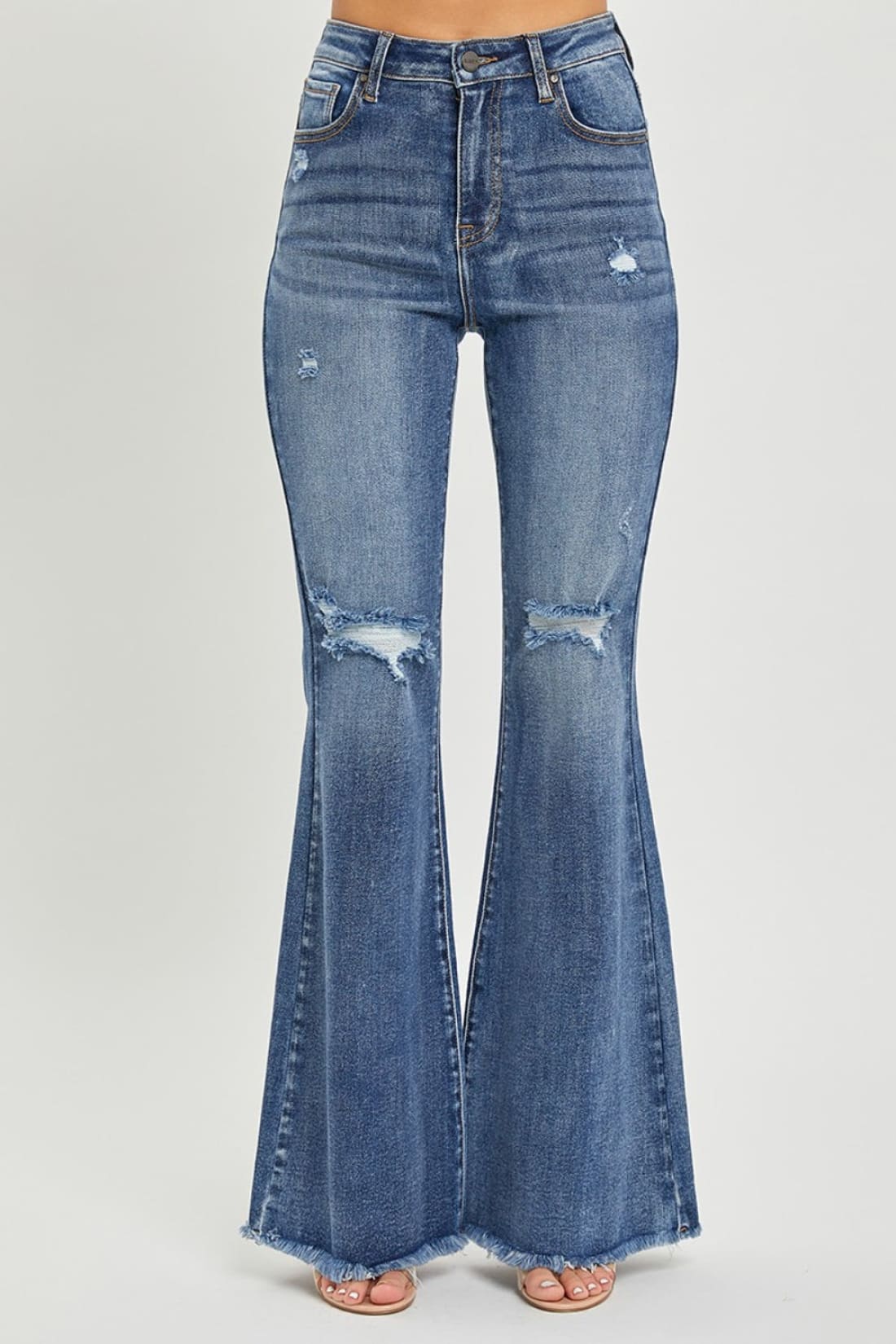 RISEN High Waist Distressed Fare Jeans | Women’s Jeans