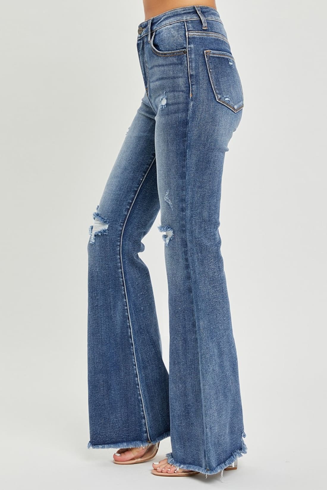 RISEN High Waist Distressed Fare Jeans | Women’s Jeans