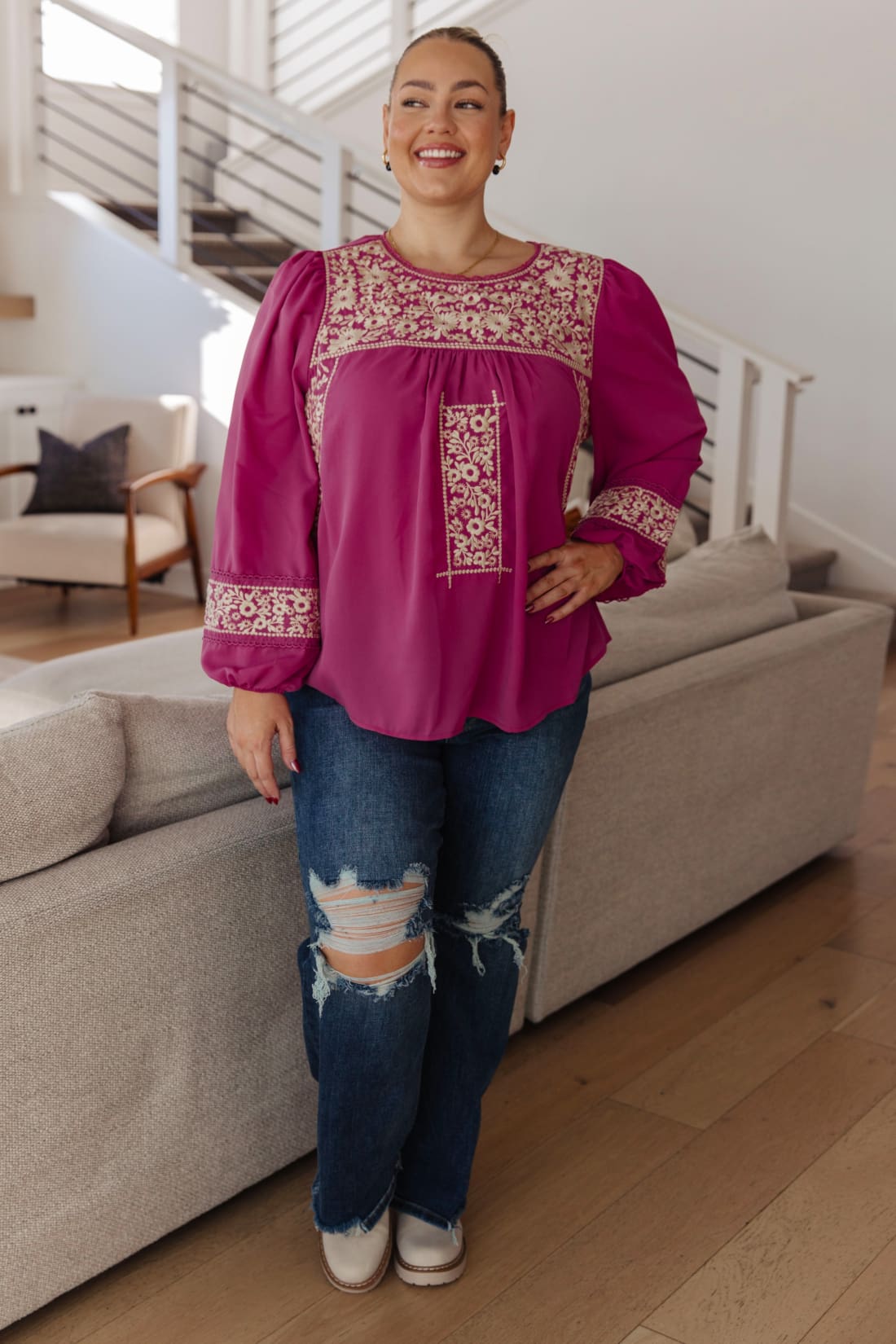 Rodeo Queen Embroidered Blouse | Blouses & Shirts