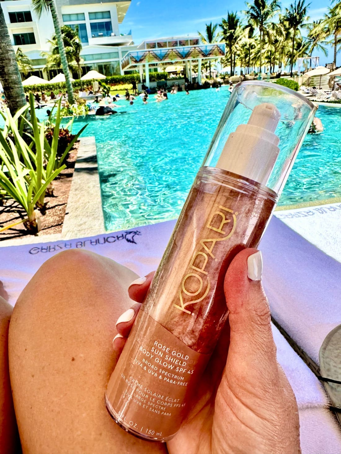 Rose Gold Sun Shield Body Glow SPF 45 | Beauty