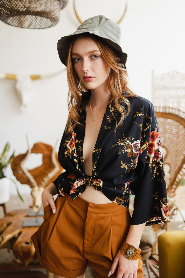 Rose Kimono Blazer | Kimono