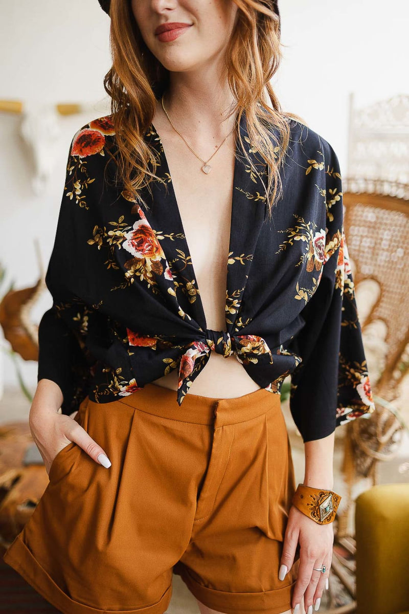 Rose Kimono Blazer | Kimono