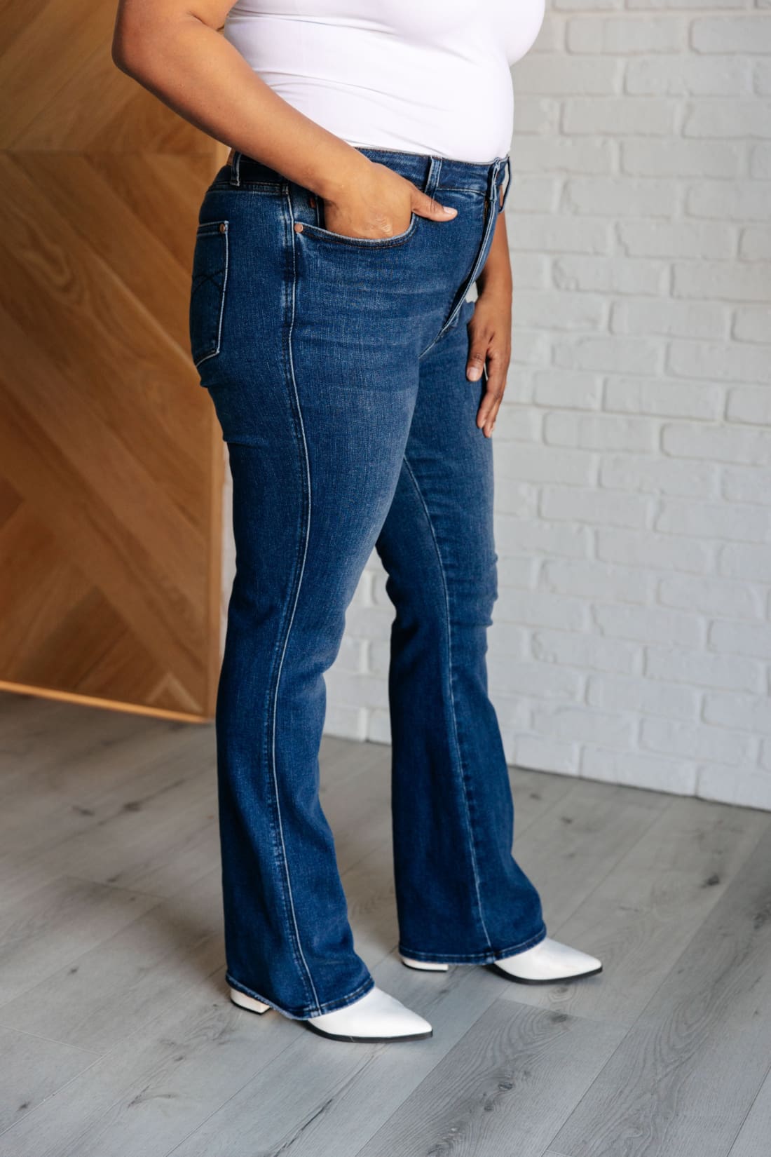 Santana High Rise Control Top Bootcut Jeans | Womens jeans