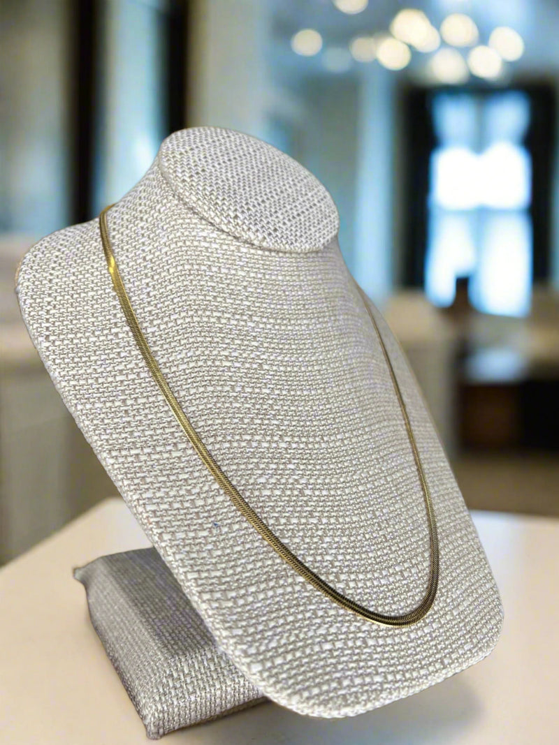 Sheer Perfection Snake Chain Necklace