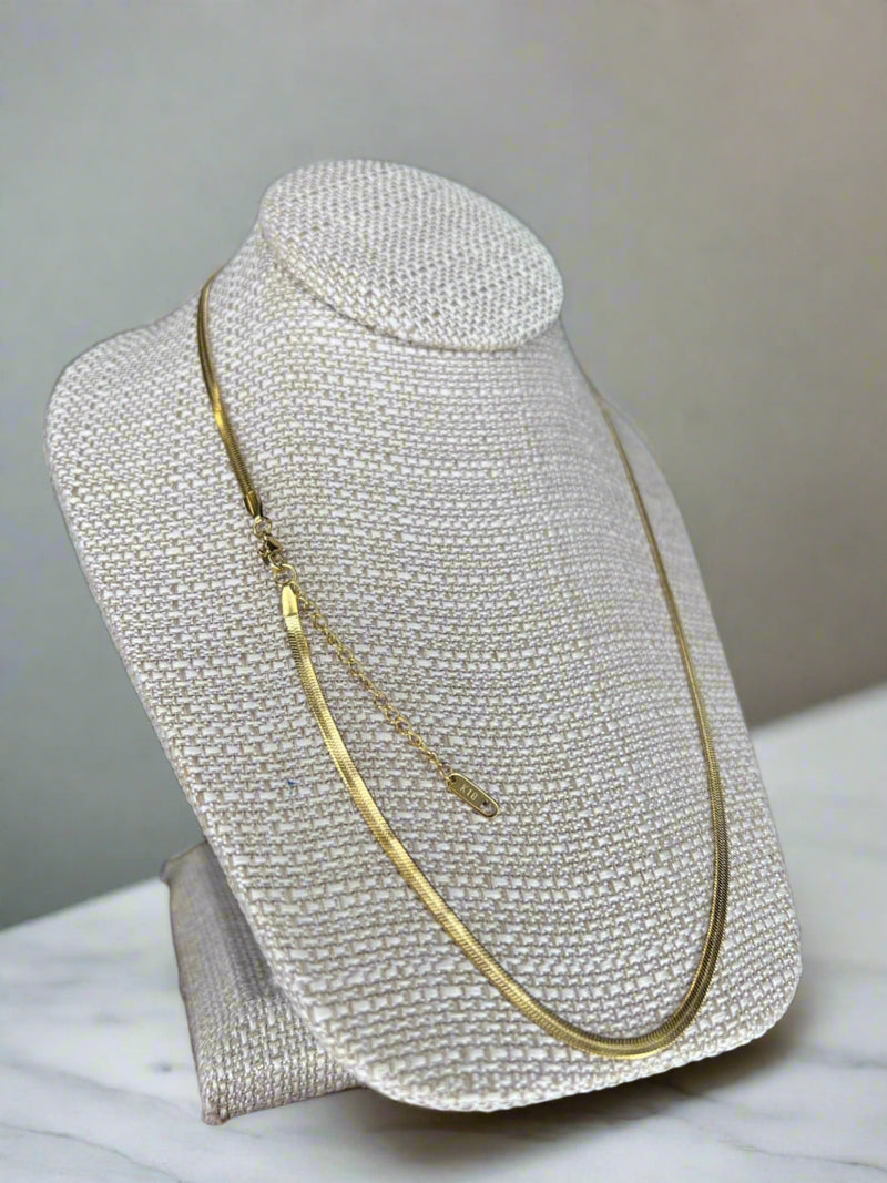 Sheer Perfection Snake Chain Necklace